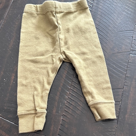 Cloud Island Pink and Olive Bodysuits and Pants Set of 3 Pants 2 Onesies | 0-3M - Picture 7 of 8